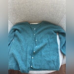 Sezane Gaspard Cardigan Sauge - Size M